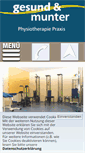 Mobile Screenshot of praxis-gesund-und-munter.de